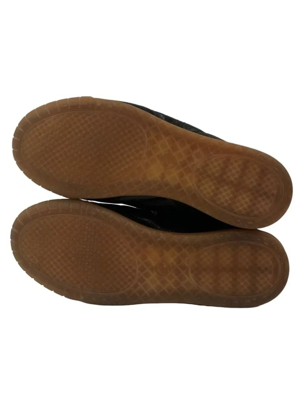 Chanel Sneakers Black Brown CC Logo Leather
